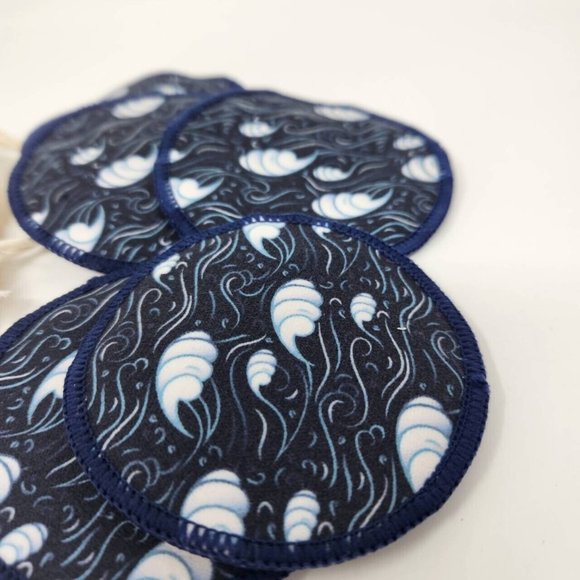 Fairyloot Nautical Theme Makeup Remover Pads, Wave Goodbye To Makeup, Reusable - Picture 3 of 6